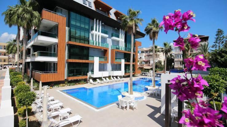 Luxury Flat 2 Mins From Beach Alanya Kültér fotó