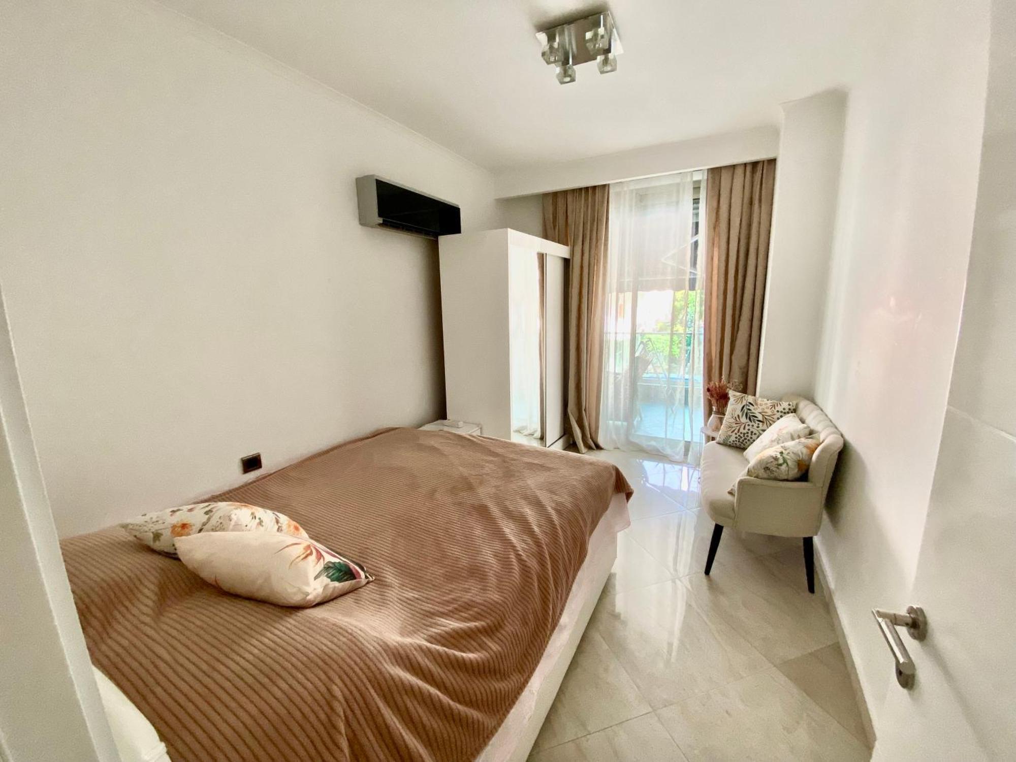 Luxury Flat 2 Mins From Beach Alanya Kültér fotó